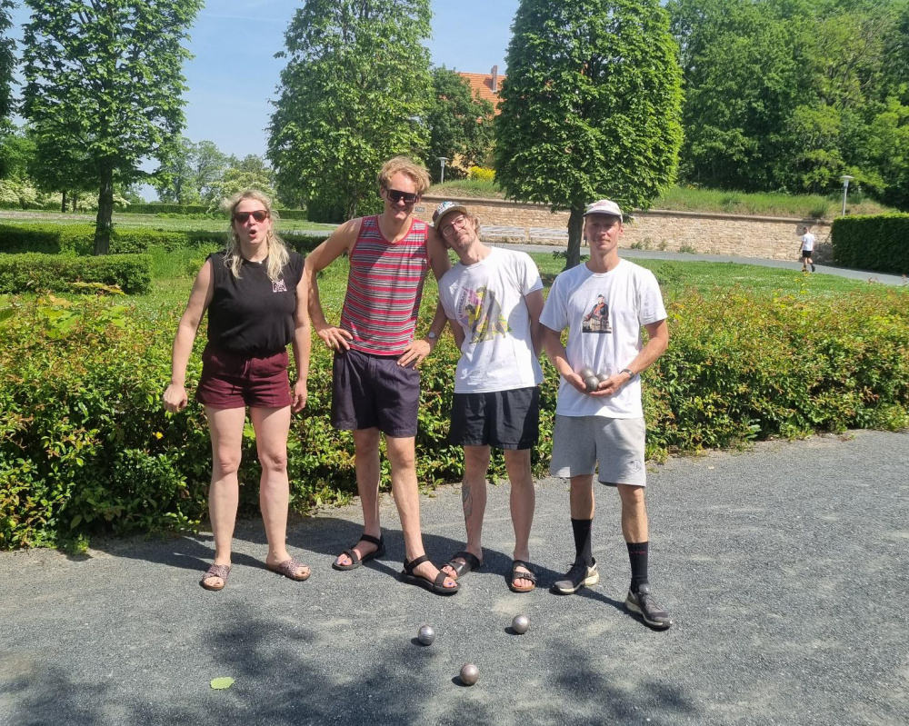 Jette, Max, Matze und Benni (v.l.n.r.)